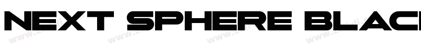 Next Sphere Black字体转换